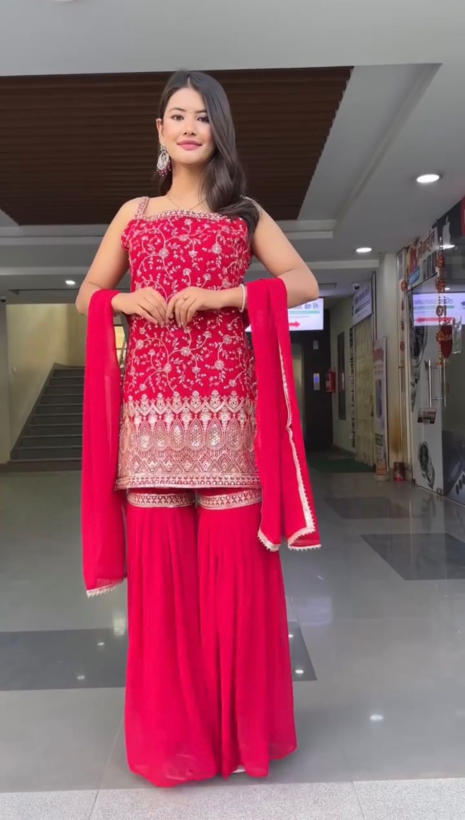 New Beautiful Wedding special sharara suit