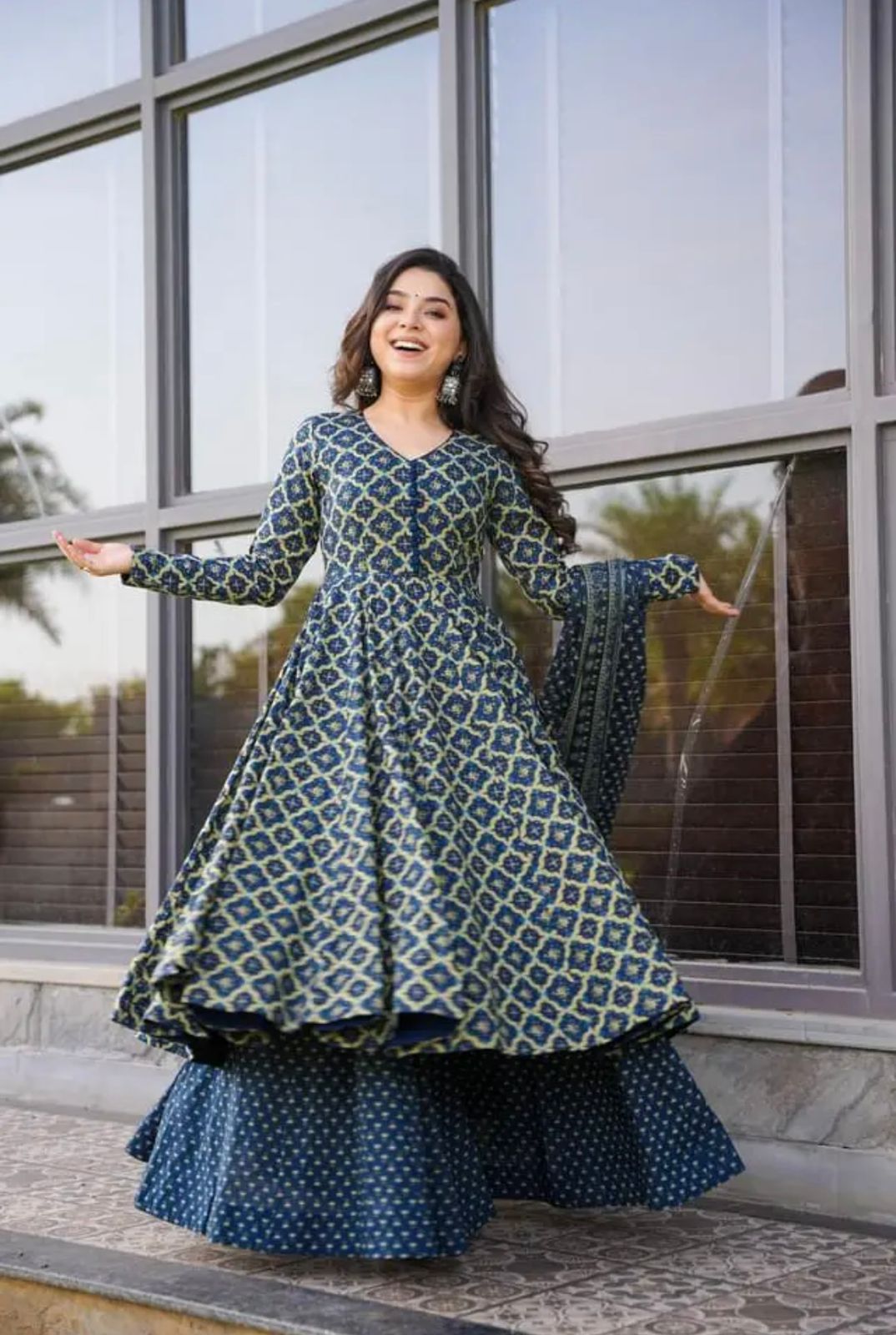 Most elegance Designer Anarkali Suit Set