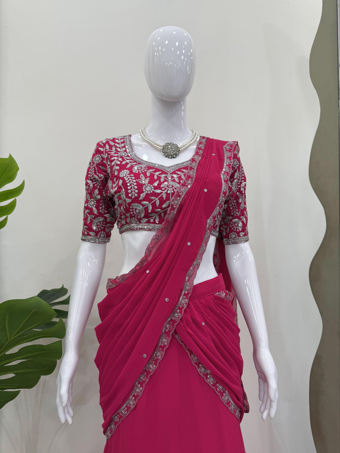 Wedding Style Lehengha Saree