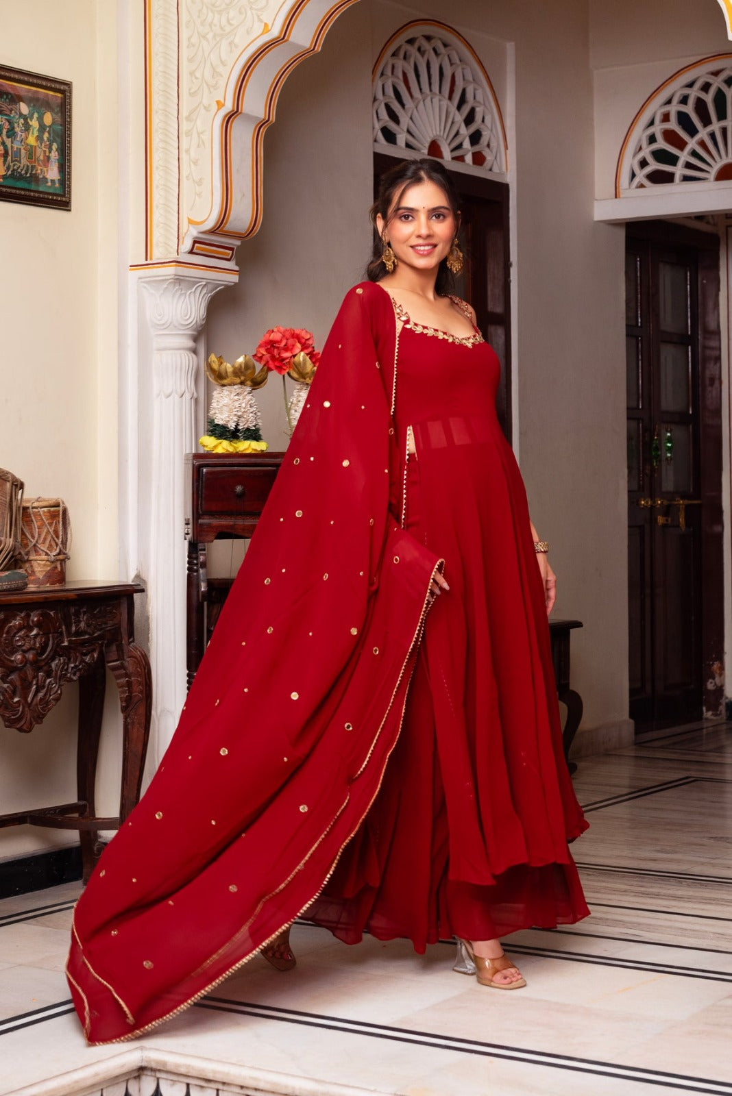 New Trending Top & Palazzo with Dupatta
