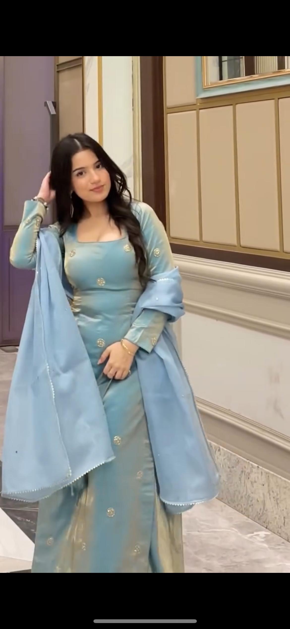 New Beautiful Wedding Special Suit & Palazoo