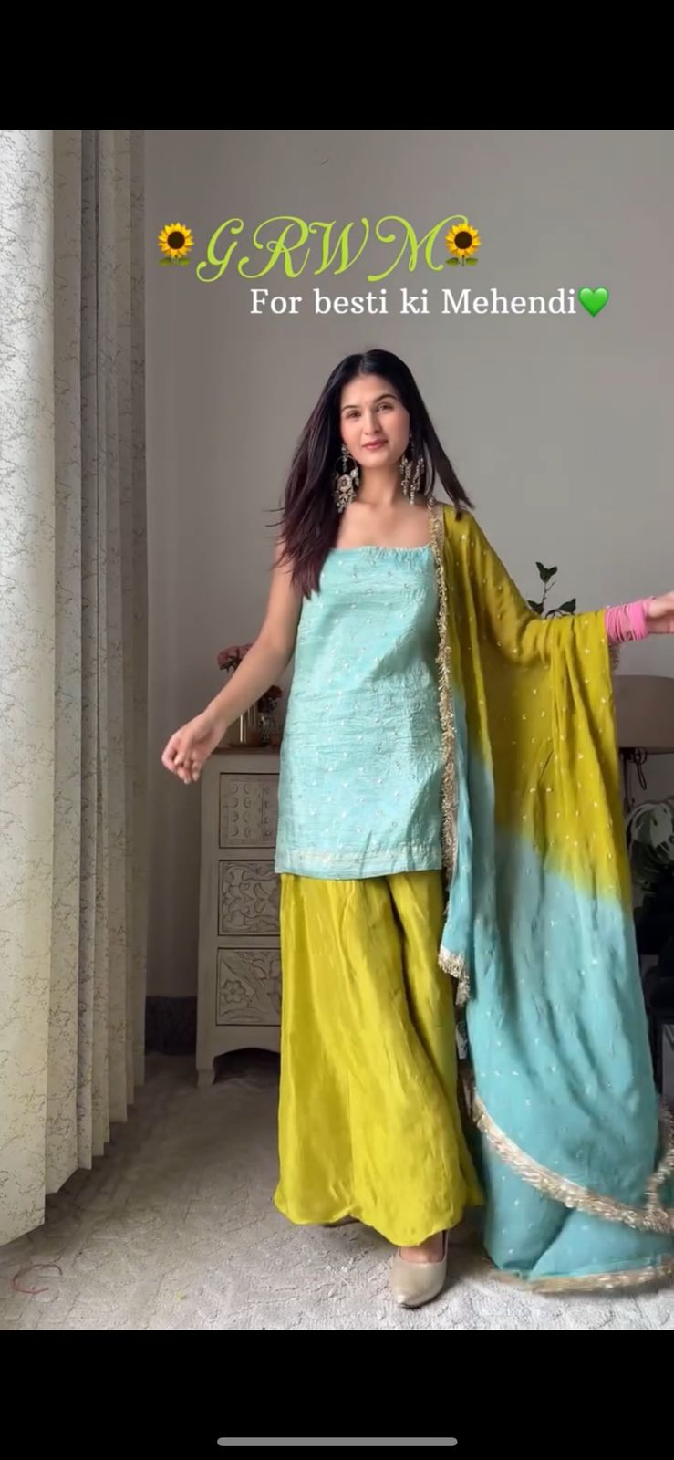 Wedding Special Suit and Palazzo With Dupatta
