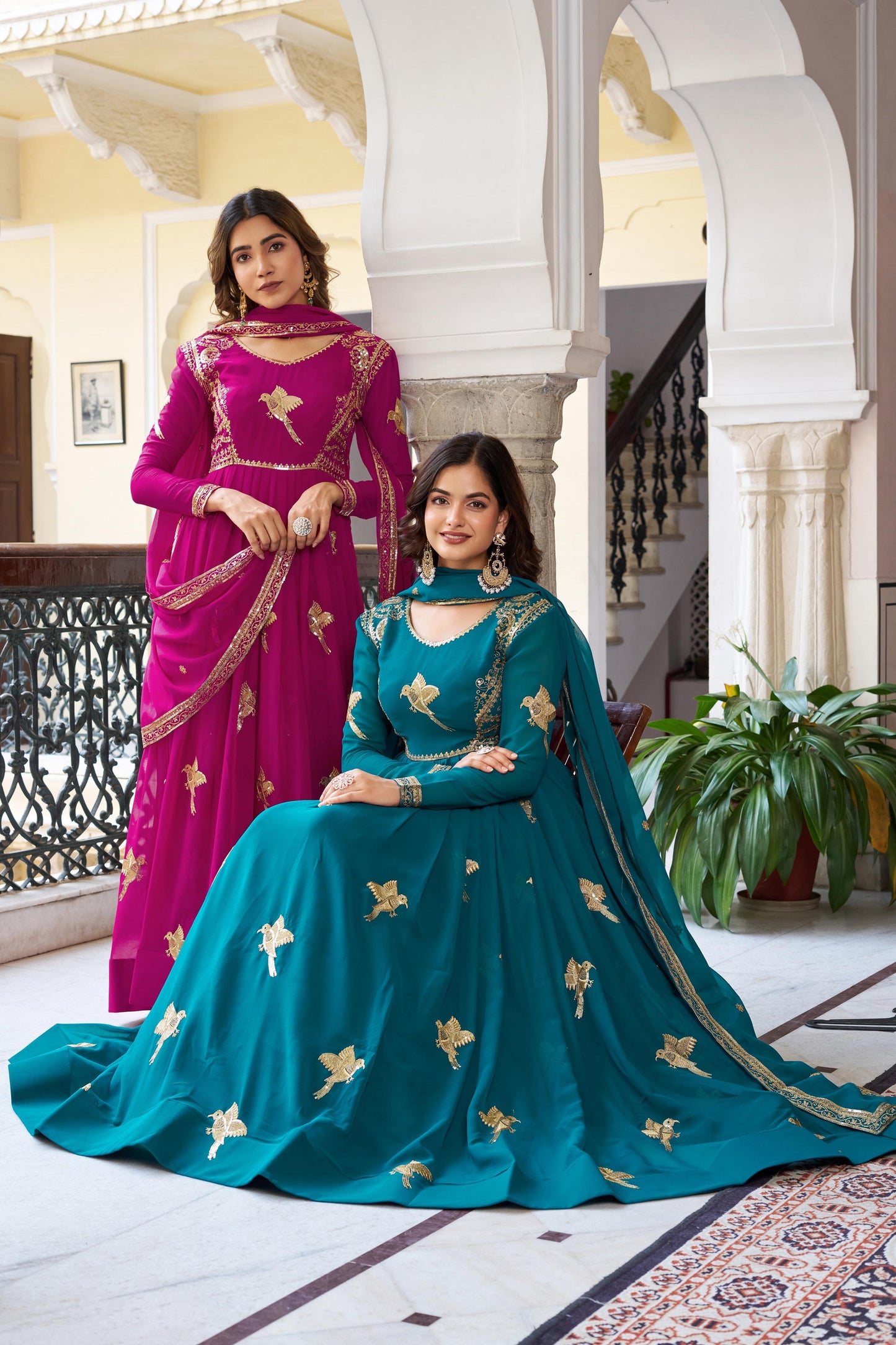 New Trending Best Georgette Gown Suit