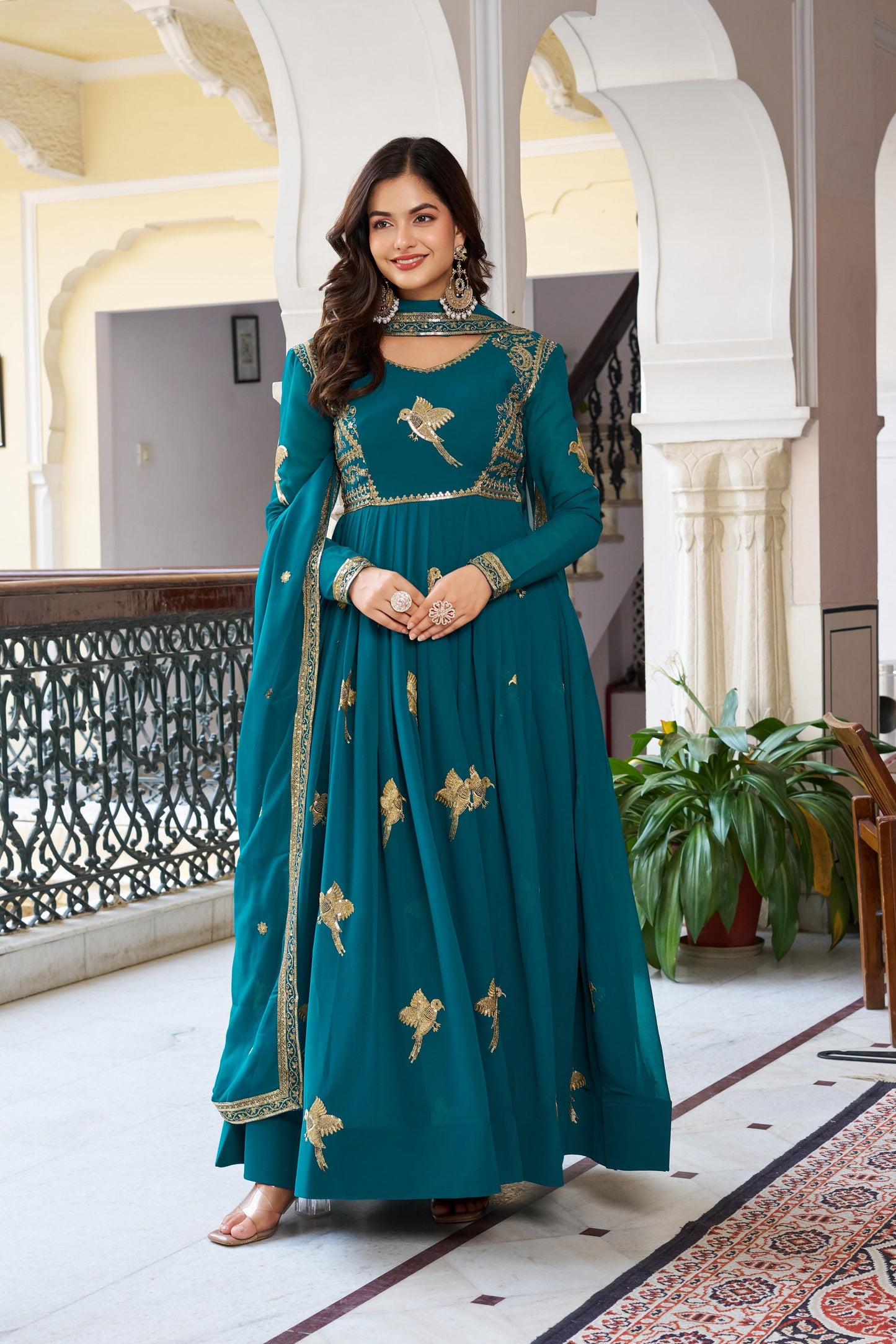 New Trending Best Georgette Gown Suit