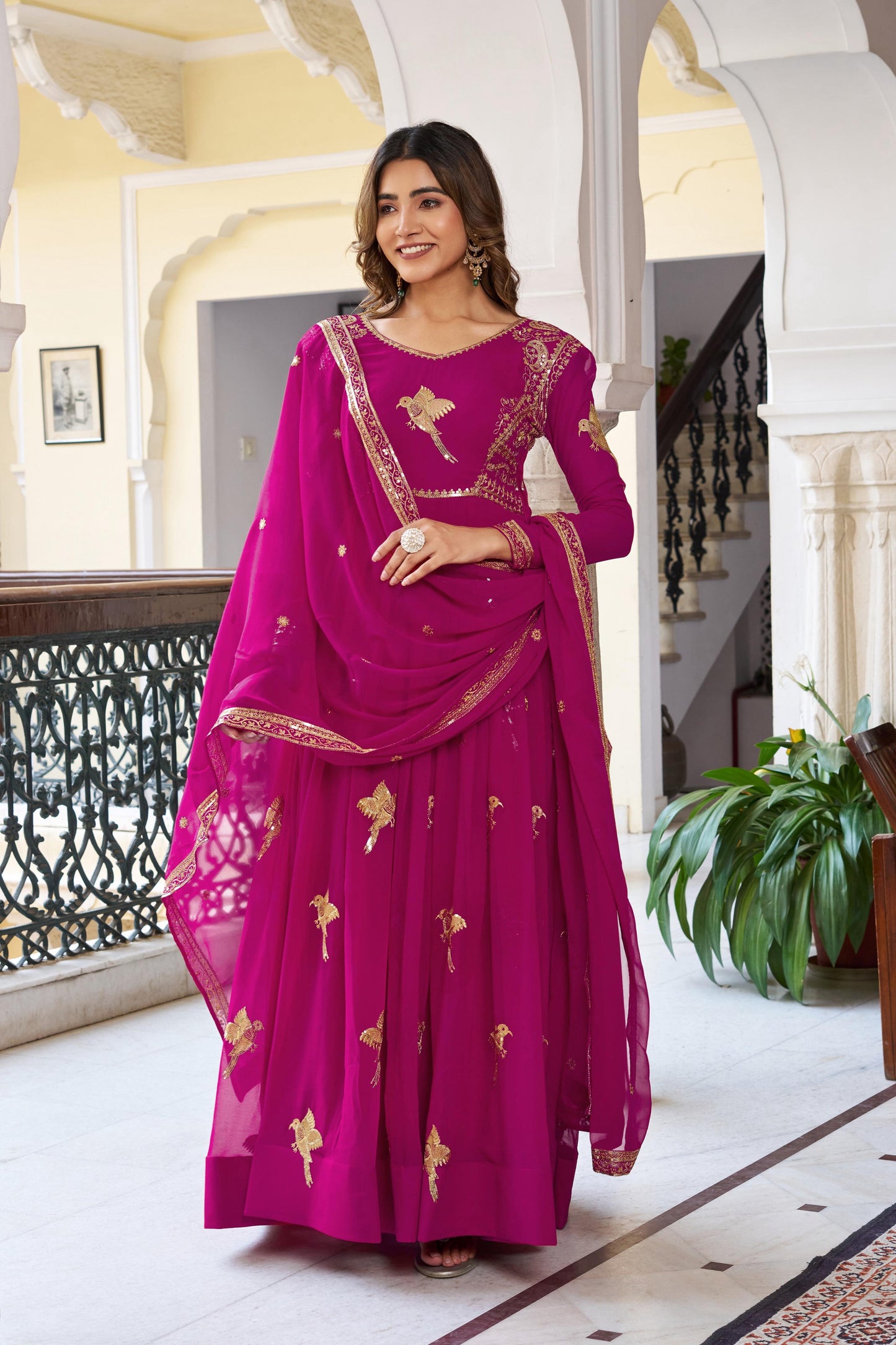 New Trending Best Georgette Gown Suit