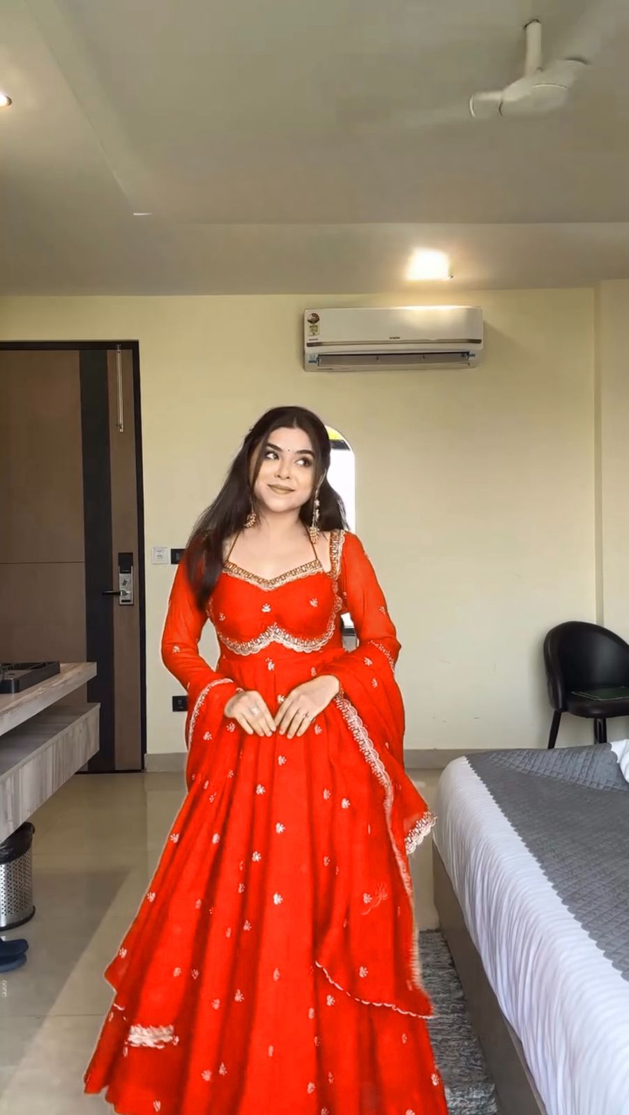 Wedding Special Heavy Gorgette Anarkali Gown