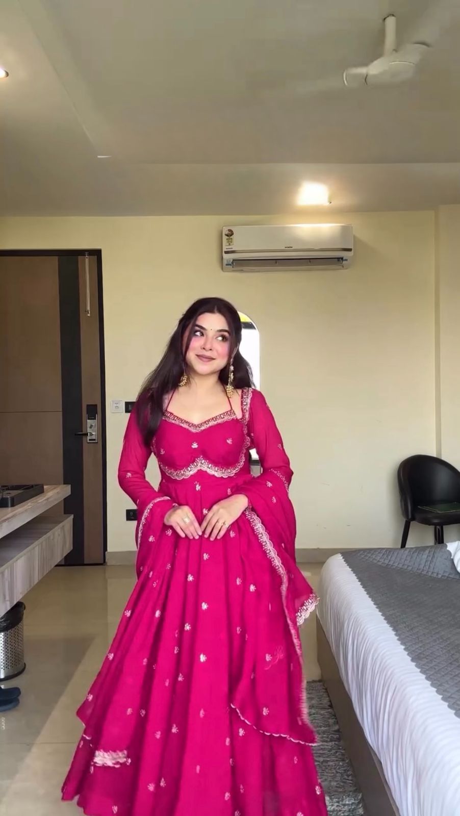 Wedding Special Heavy Gorgette Anarkali Gown