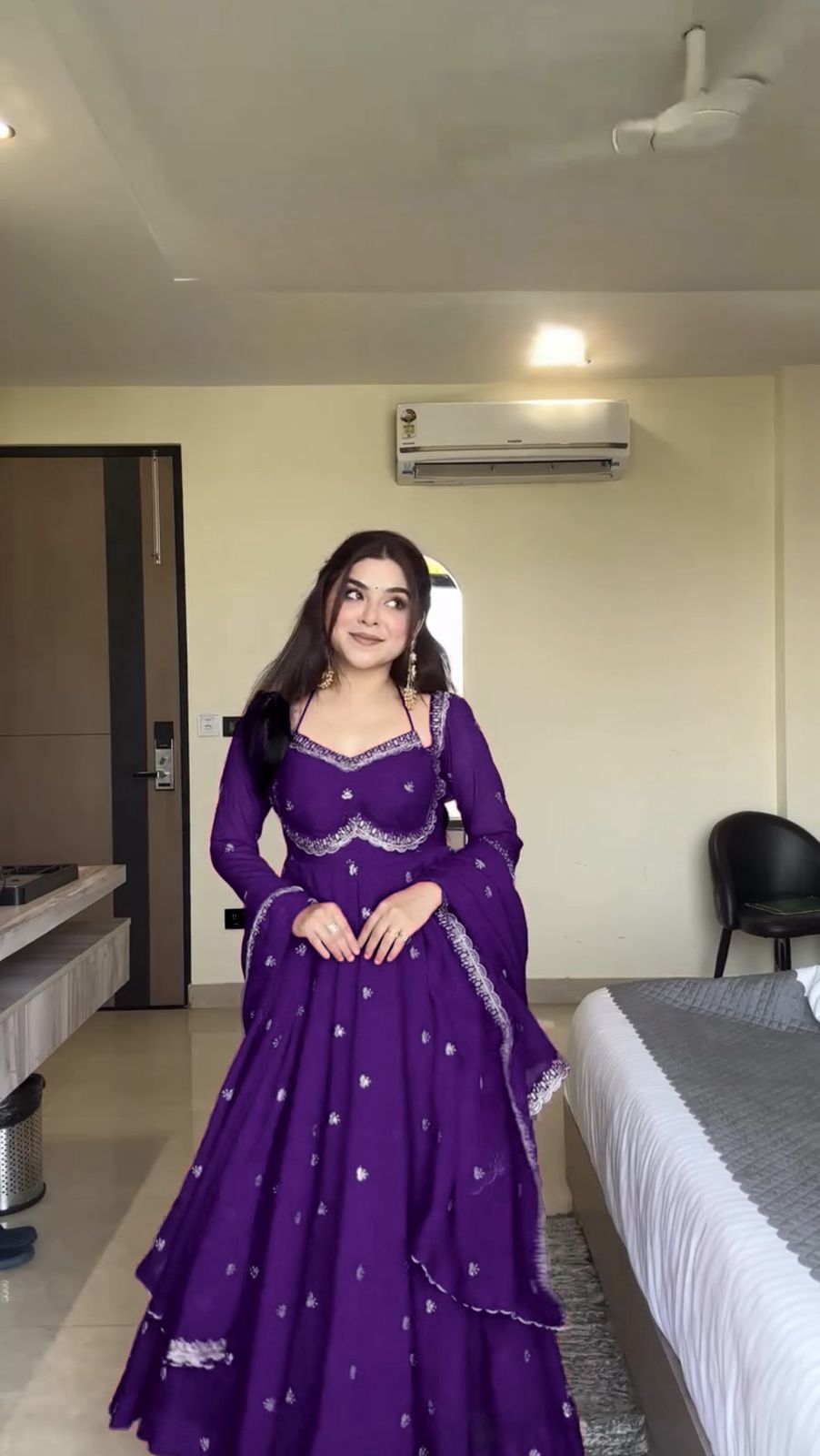 Wedding Special Heavy Gorgette Anarkali Gown