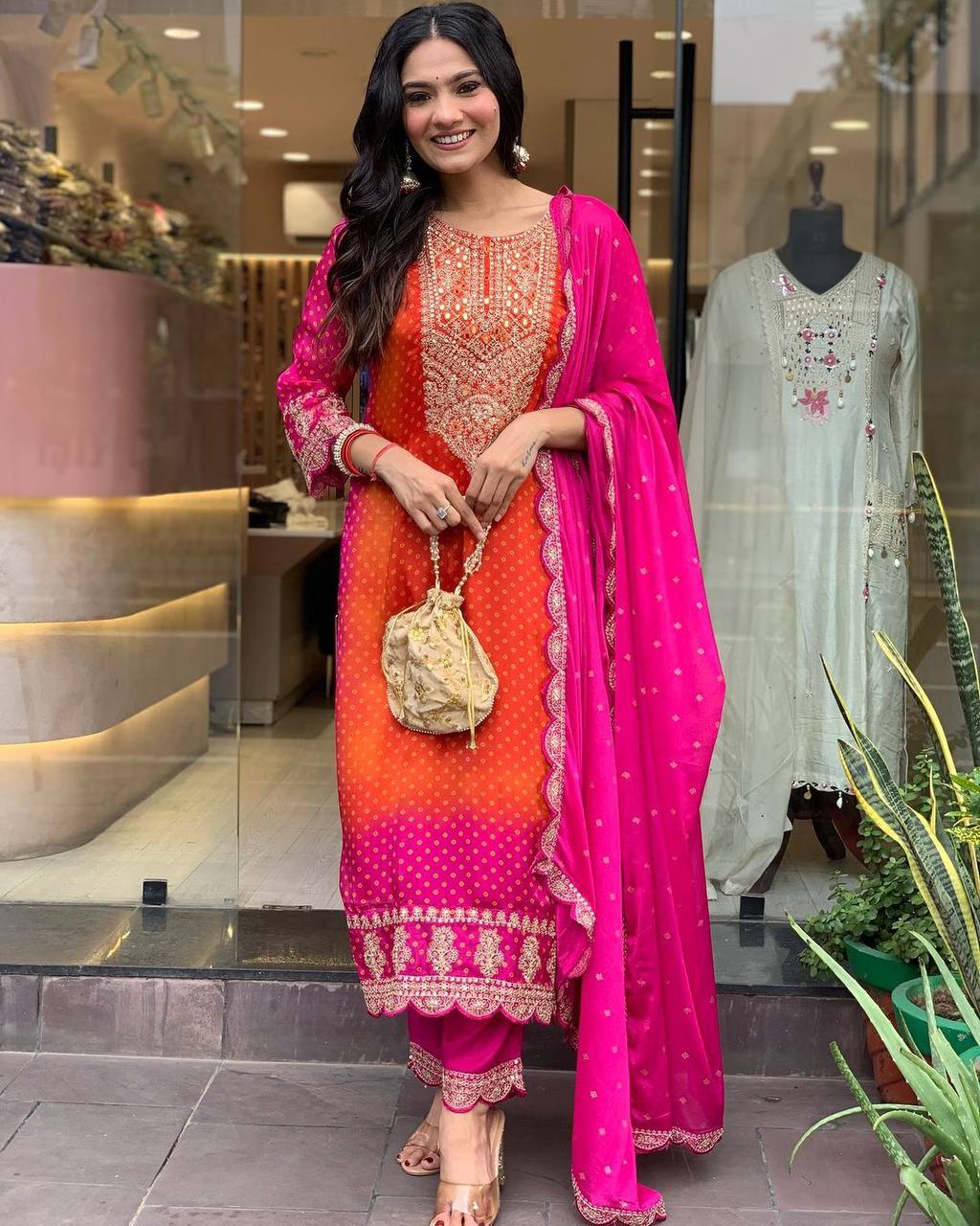 New Fastival Patiyala Style Suit set With Duppata