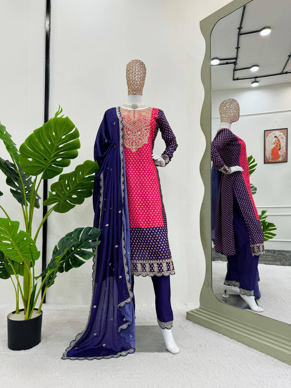 New Fastival Patiyala Style Suit set With Duppata