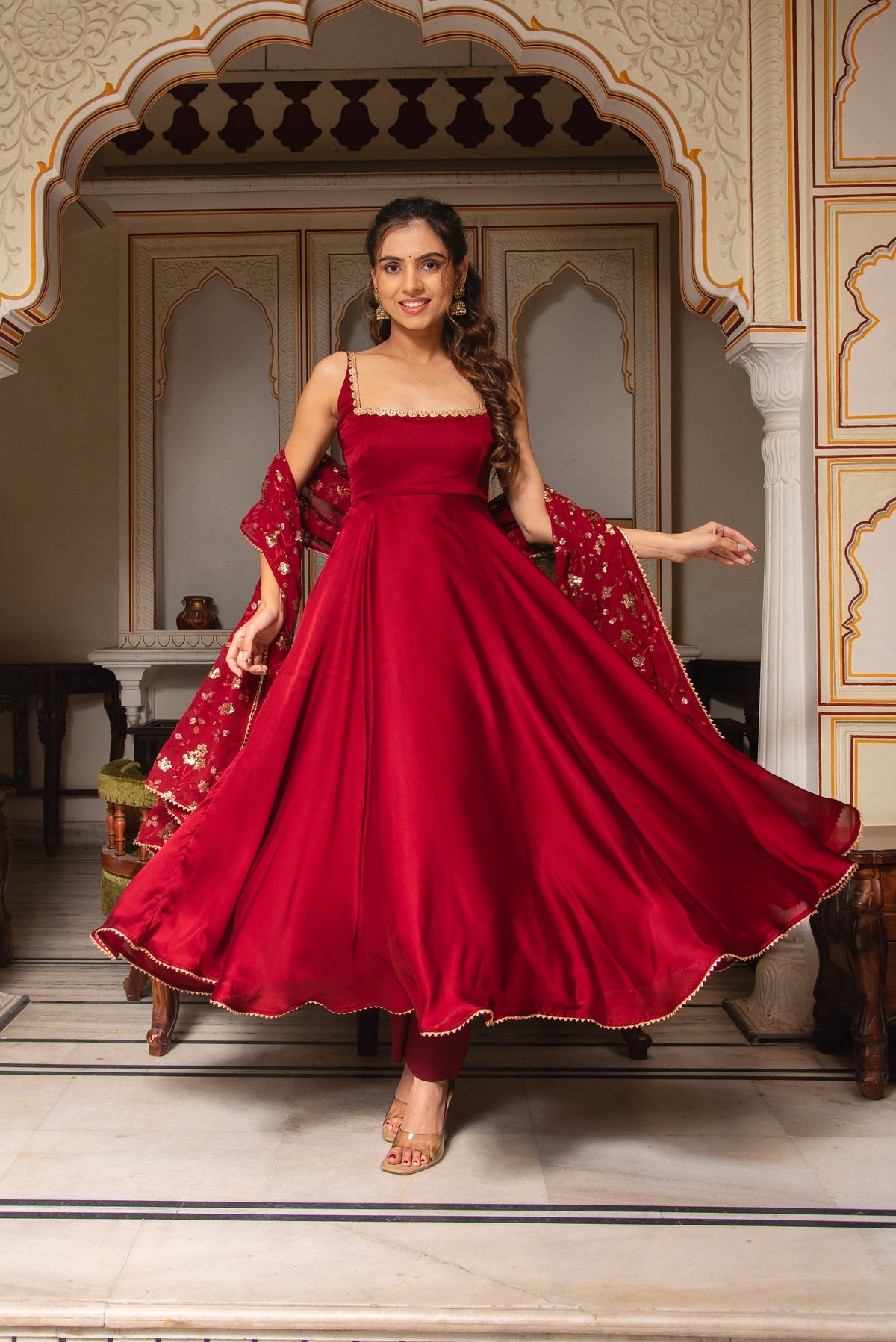 Fastival Specially stunning in this amazing anarkali gown