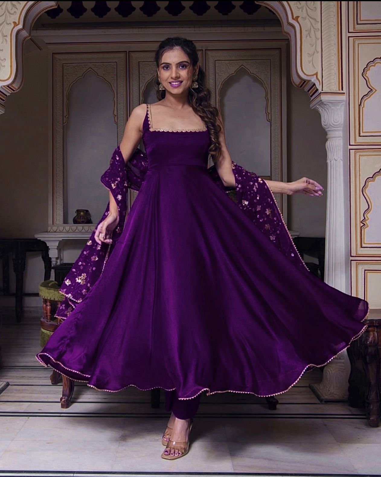 Fastival Specially stunning in this amazing anarkali gown