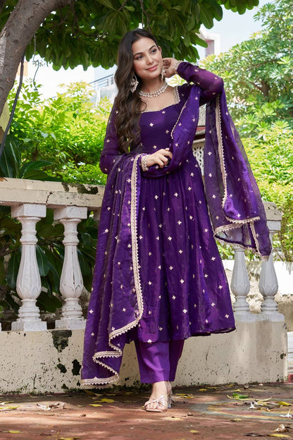 Modern Wedding Partywear Anarkali Suit