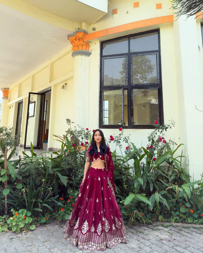 Now Treding Wedding Especial  Lehenga Set