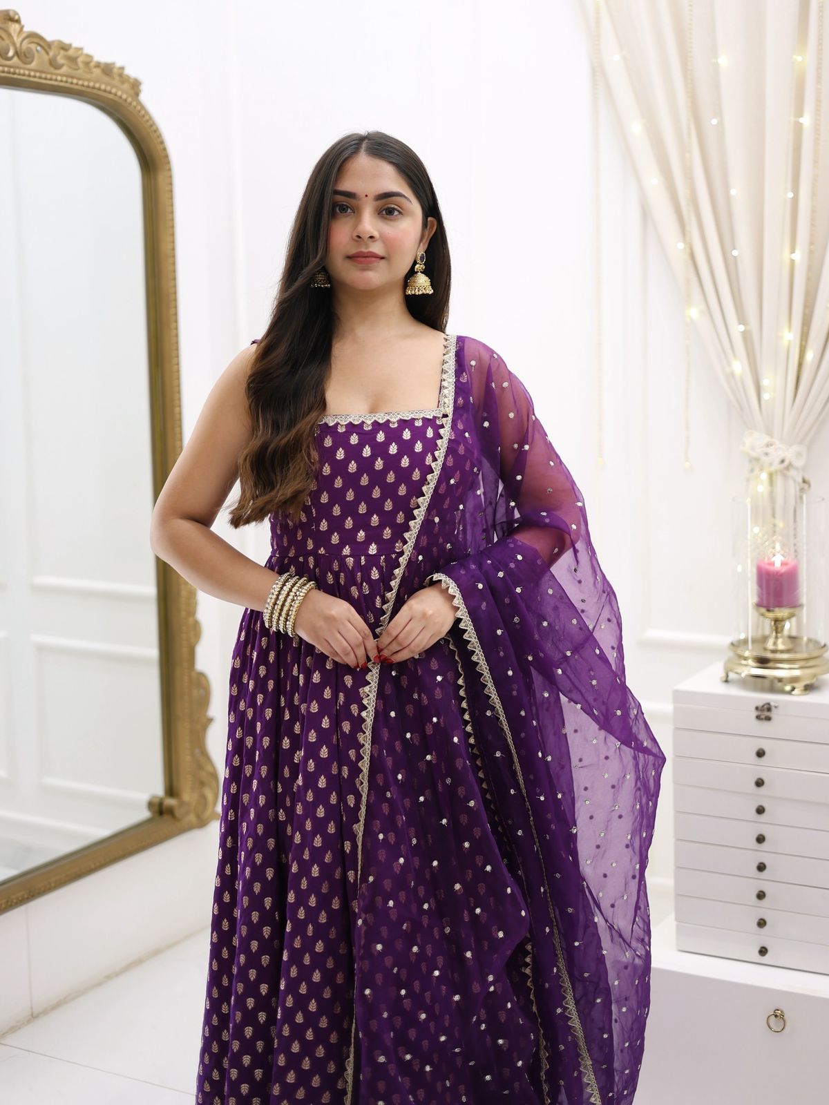 New Wedding Special Beautiful Anarkali Gown