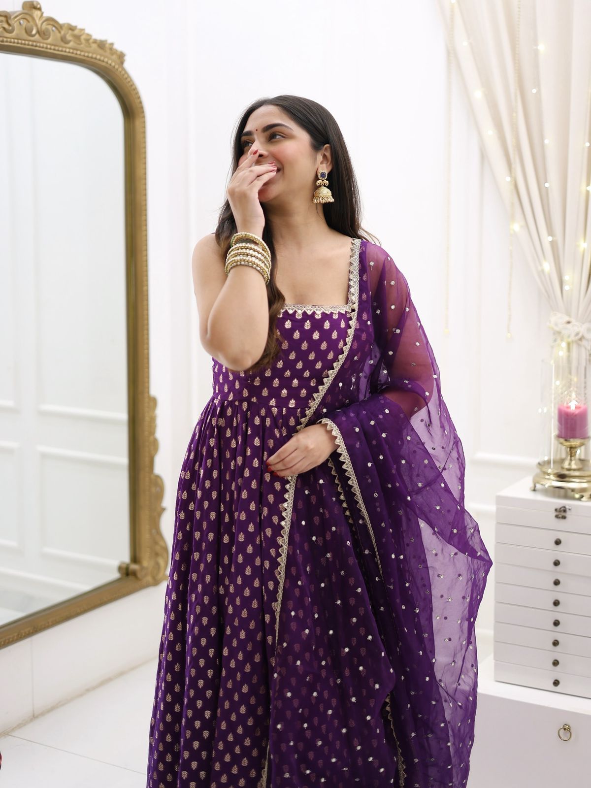 New Wedding Special Beautiful Anarkali Gown