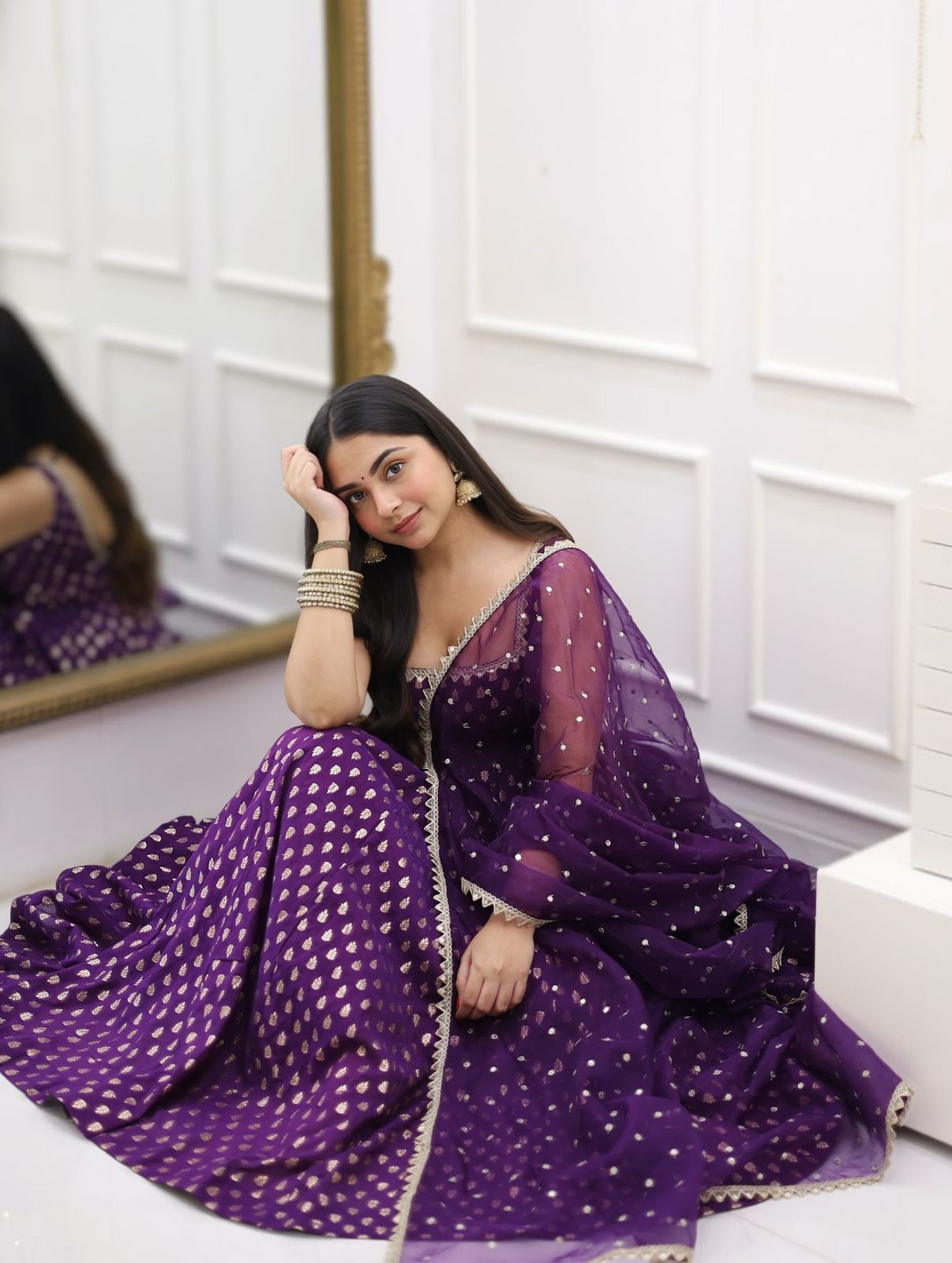 New Wedding Special Beautiful Anarkali Gown