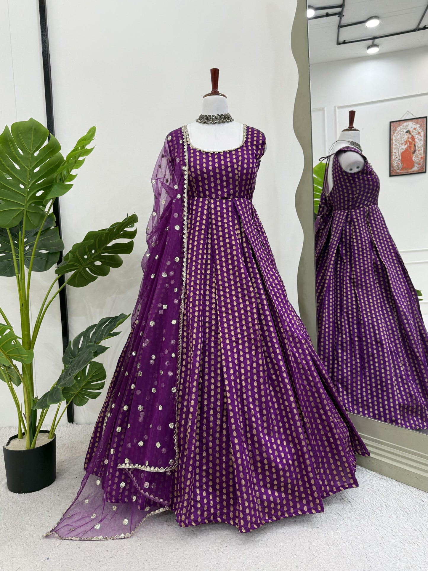 New Wedding Special Beautiful Anarkali Gown
