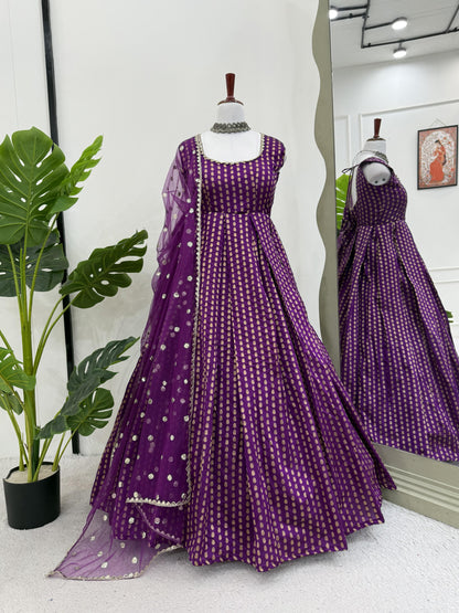 New Wedding Special Beautiful Anarkali Gown