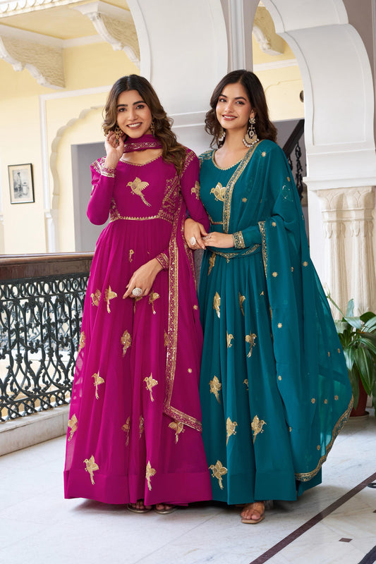 New Trending Best Georgette Gown Suit