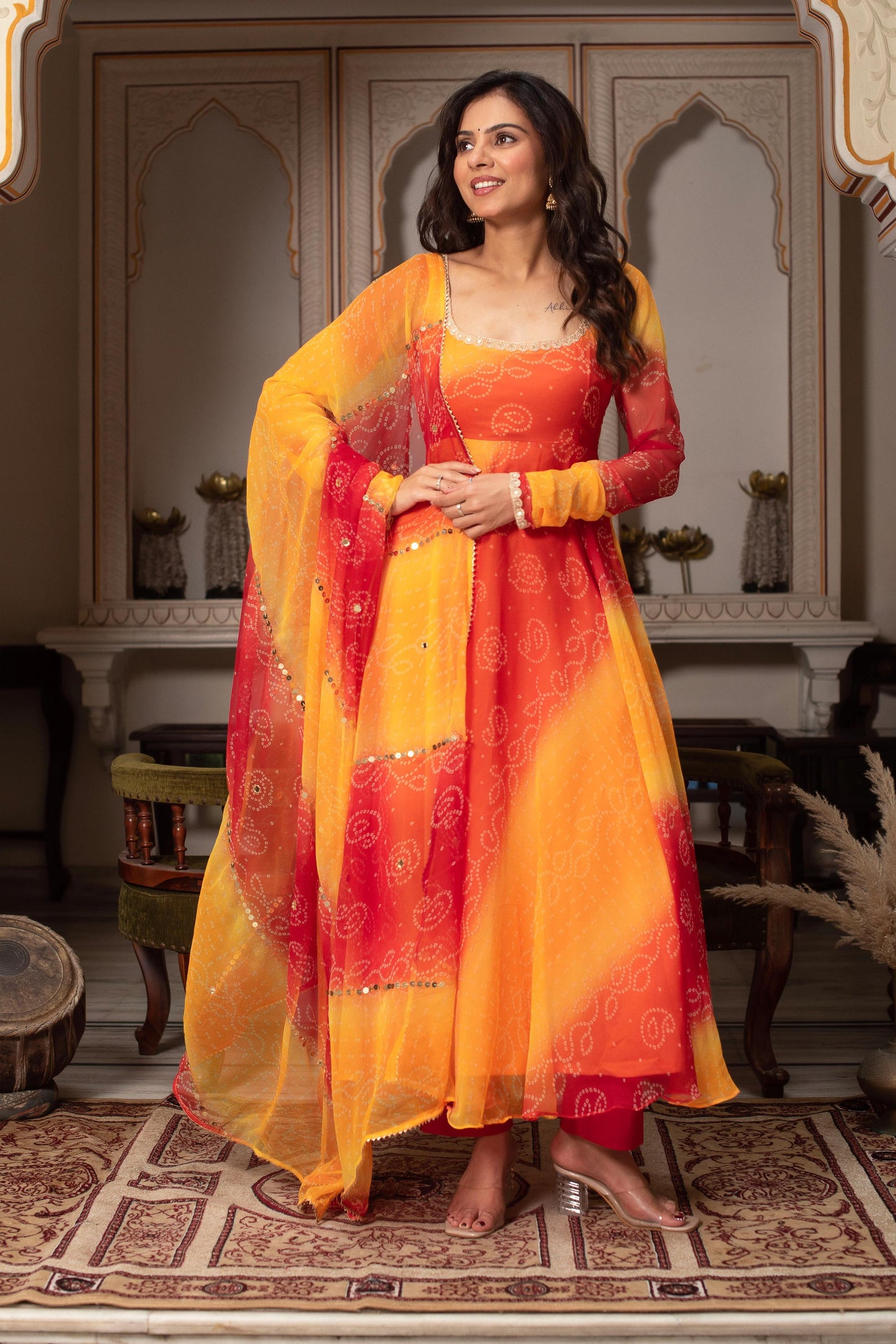 New Color Wedding Festive Wear Anarkali Suit