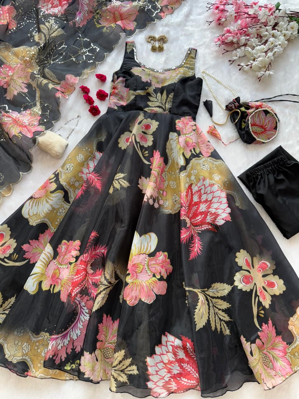 Modern Wedding Partywear Anarkali Suit
