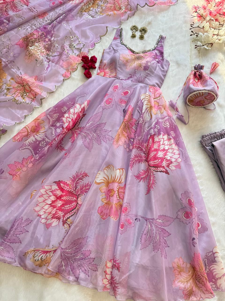 Modern Wedding Partywear Anarkali Suit