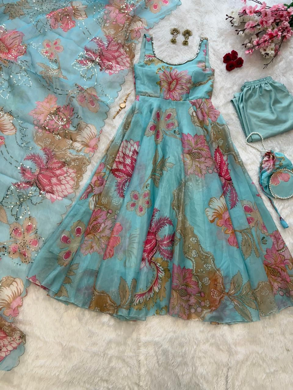 Modern Wedding Partywear Anarkali Suit
