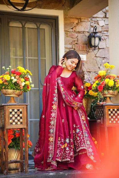 Stunning Wedding Occasion Premium Anarkali Suit
