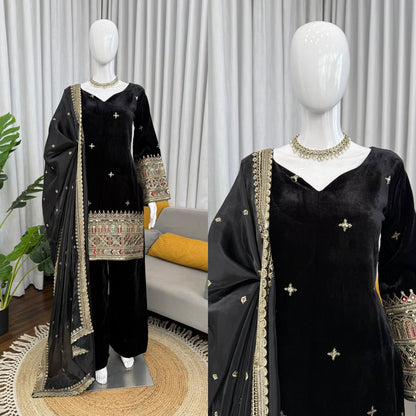 Premium Wedding Edition Designer Top & Plazoo Suit