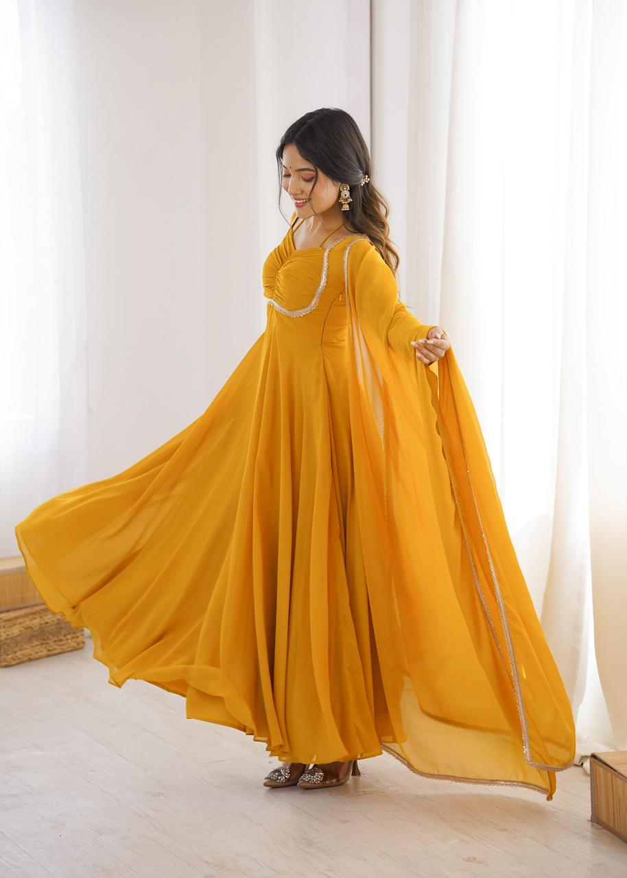 Stylish Wedding Celebration Anarkali Dresses