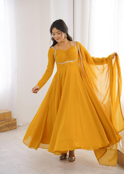 Stylish Wedding Celebration Anarkali Dresses