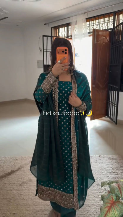 Beautiful New Wedding Top & Patiala Suits